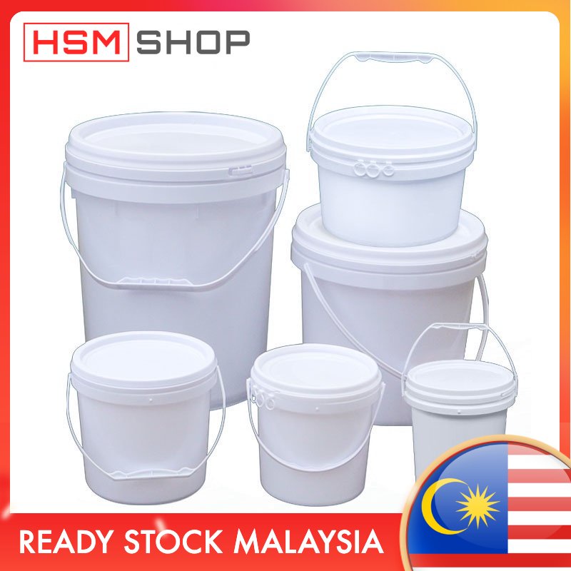 Plastic Bucket Pail With Lids / Large Storage Container / Tong Cat ...