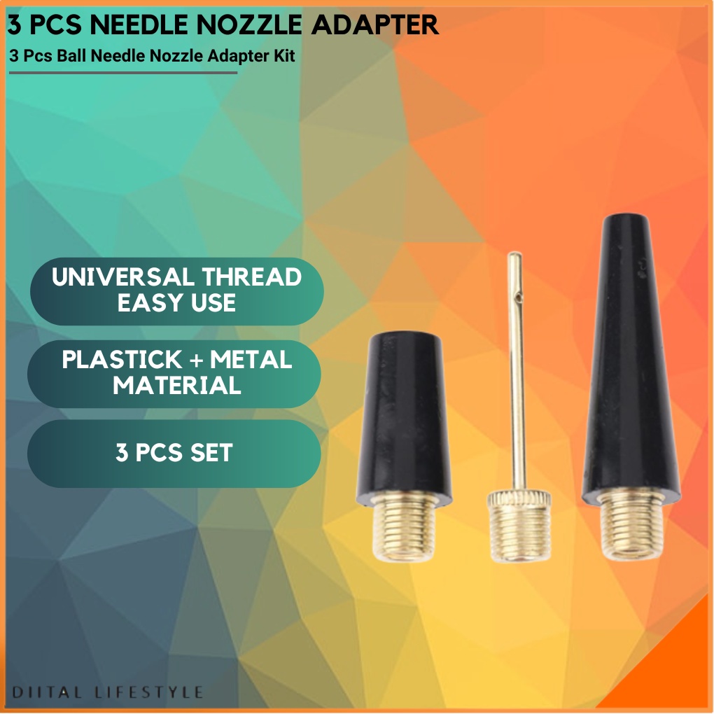 Sport Ball Needle Nozzle Adapter Inflatable Air Valve Ball Pump Needle