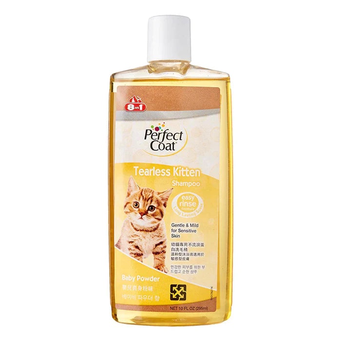 8 in 1 Perfect Coat Tearless Kitten Shampoo (10oz) Shopee Singapore