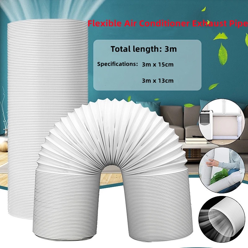 [Fast Delivery]3M Flexible Air Conditioner Exhaust Pipe Vent Hose Duct