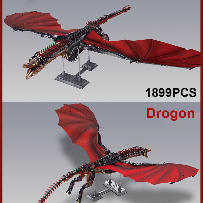 Movie Winterfell Castle Dragon Building Blocks Viserion Mother Drogon ...