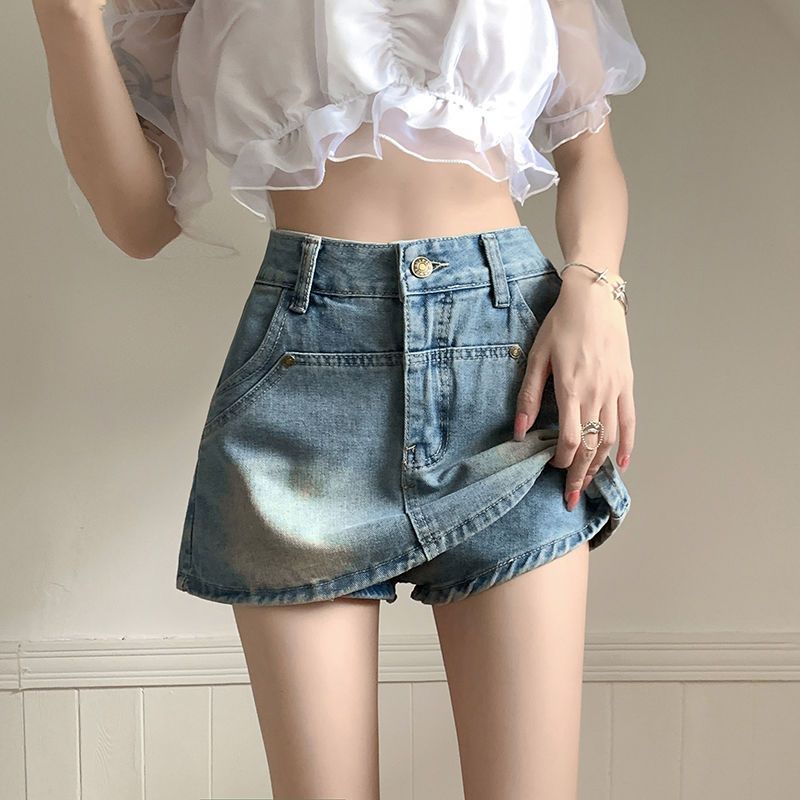 Women's Summer Shorts Skirt Denim Short jeans High Waist short