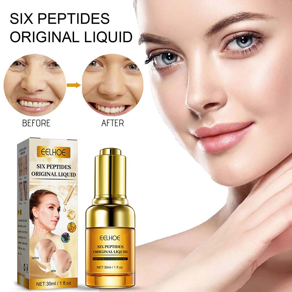 EELHOE six peptide anti wrinkle essence brightens and moisturizes dull ...