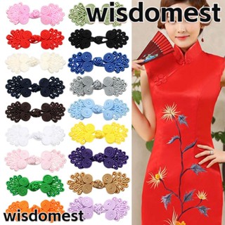 WISDOMEST 5Pcs Chinese Handmade Cheongsam Buttons Knot Fastener