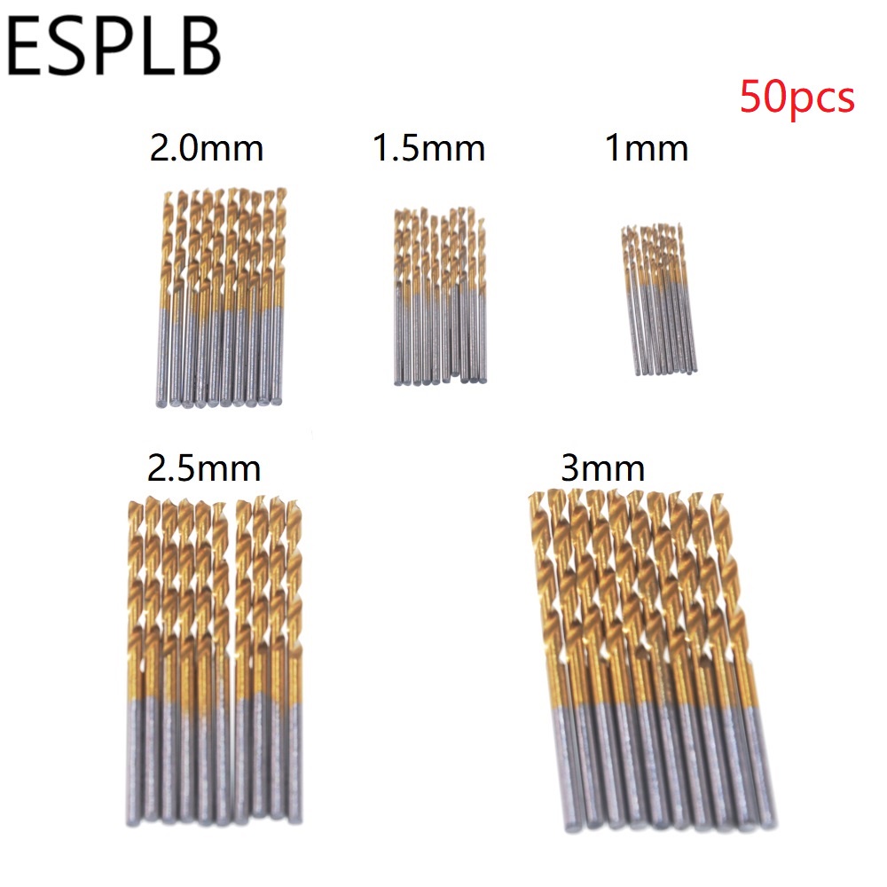 Hss Titanium Coated Twist Drill Bit Set Pcs Set Shopee Singapore