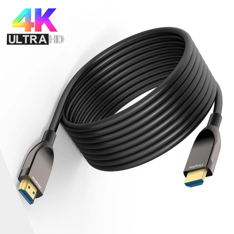 K Hz Hdmi Fiber Optical Cable Aoc Hdmi Fiber Cable M M M M Hdr Hdcp Gbps