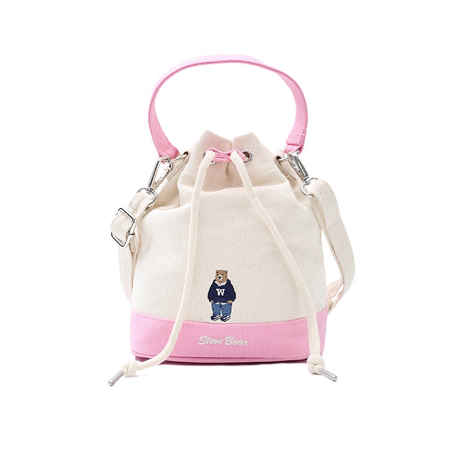 WHO.A.U] Steve New Canvas Bucket Bag | WHBGD2315A | Shopee
