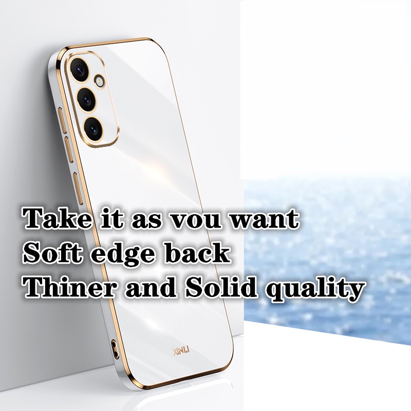 Suitable for Samsung Galaxy A32 A22 A72 A82 A52S A52 A51 electroplate TPU soft silicone shockproof ultra-thin phone case