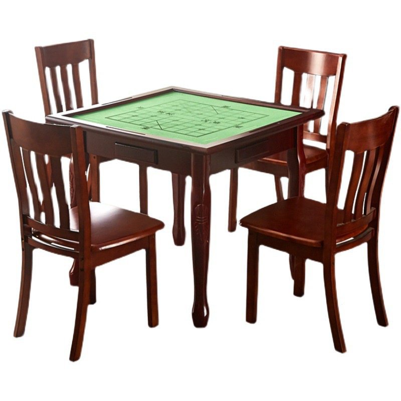 Q5VF WEILIANG foldable table Wooden mahjong table Oak Mahjong Table