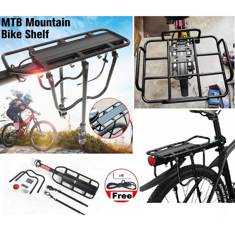 free shipping Bicycle Rear Luggage Cargo Carrier With Reflector ...