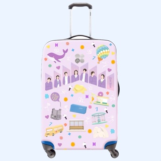 Travel Luggage Cover Protector，Washable Luggage Cover - Cartoon