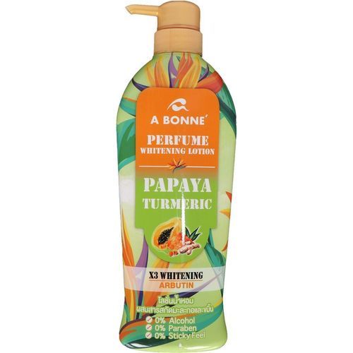 A Bonne Perfume Whitening Lotion Papaya Turmeric Whitening Arbutin