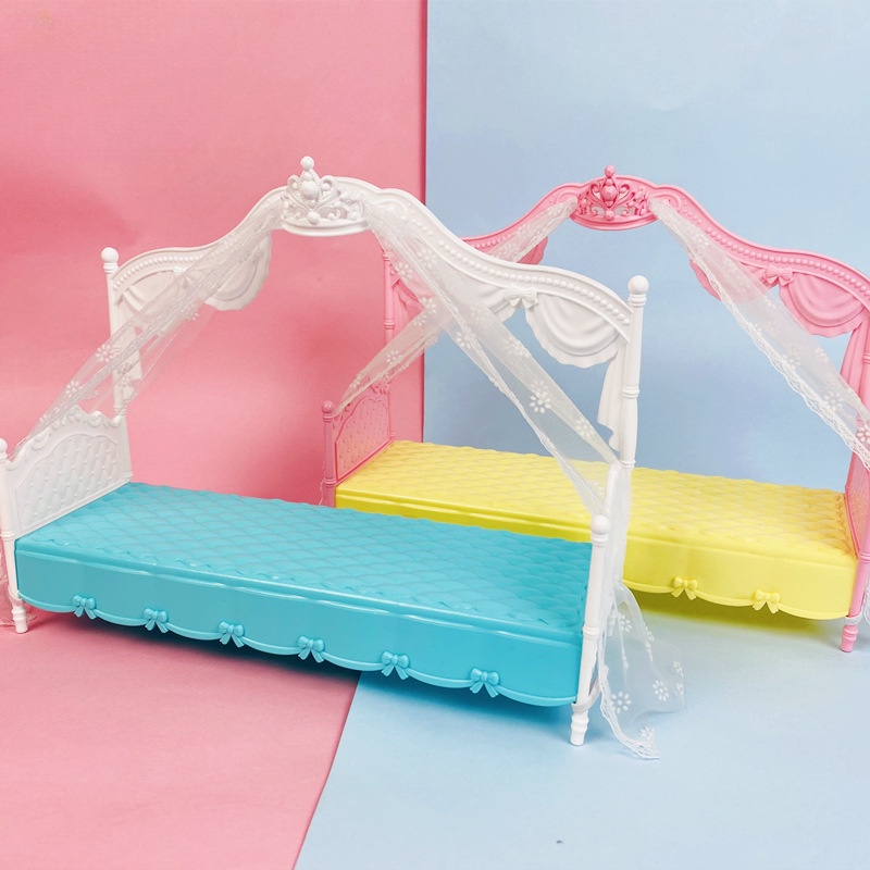 30cm Doll Accessories, Barbie Princess Bed Model, Dollhouse Girl Toys ...