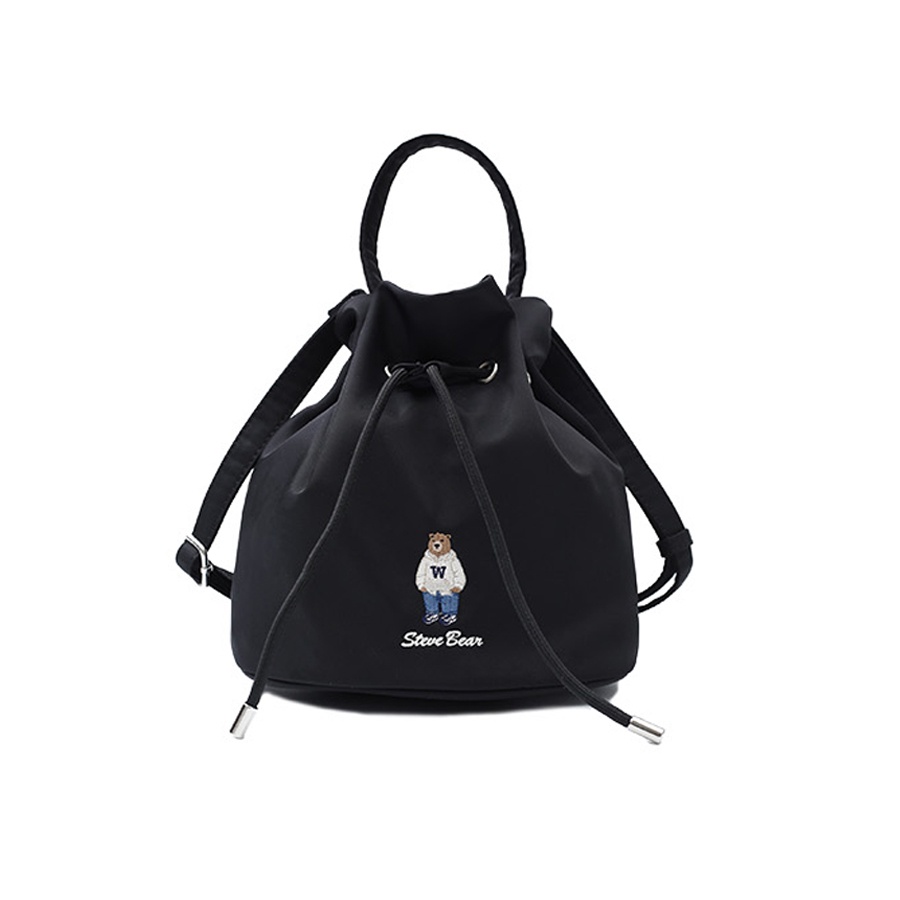 【WHO.A.U】Big Steve Bucket Bag S] WHO.A.U STEVE NEW BUCKET BAG,BEIGE, WHBGC4714A3599900