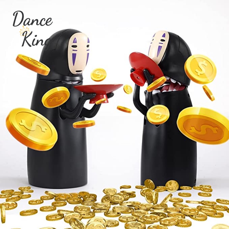 Spirited Away Kaonashi Noface Piggy Bank Toy Automatic Eaten Coin Bank
