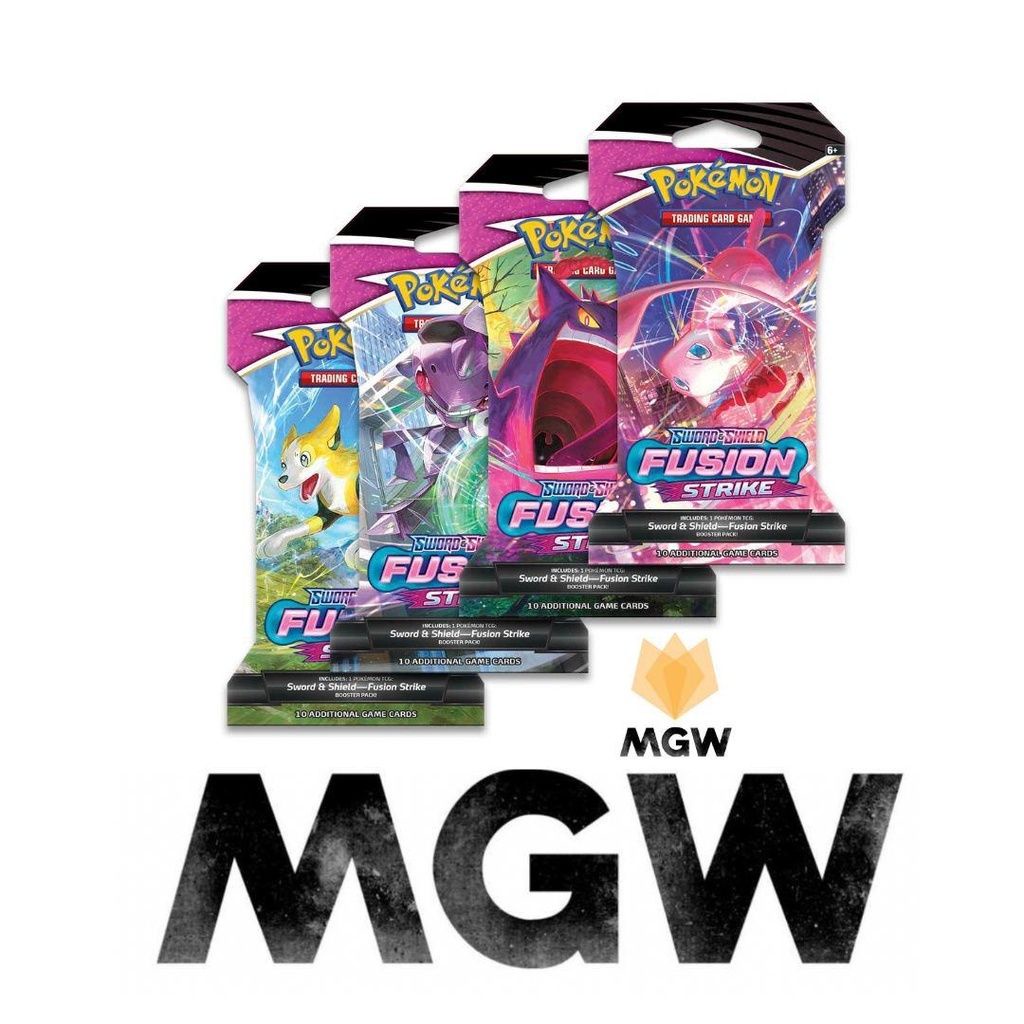 Pokemon TCG SS8 Fusion Strike Sleeved Boosters RANDOM Artwork Set