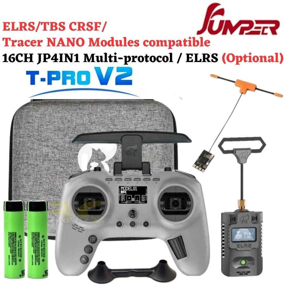 Jumper T-Pro V2 2.4GHz 16CH Hall Sensor Gimbals JP4IN1/ELRS OLED