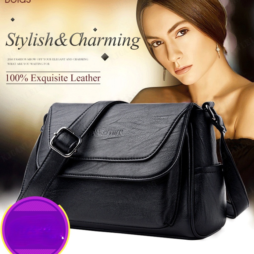 Trendy PU Women's Shoulder Bag for Fashionable Moms