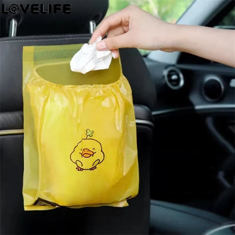 Environmental Protection Trash Bag Creative Sticky Car Garbage