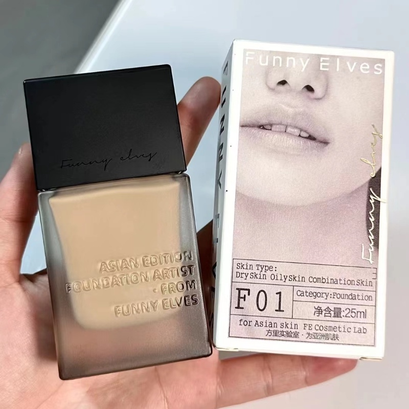 Funny Elves Liquid Foundationfe Moisturizing Oil Controlling Long