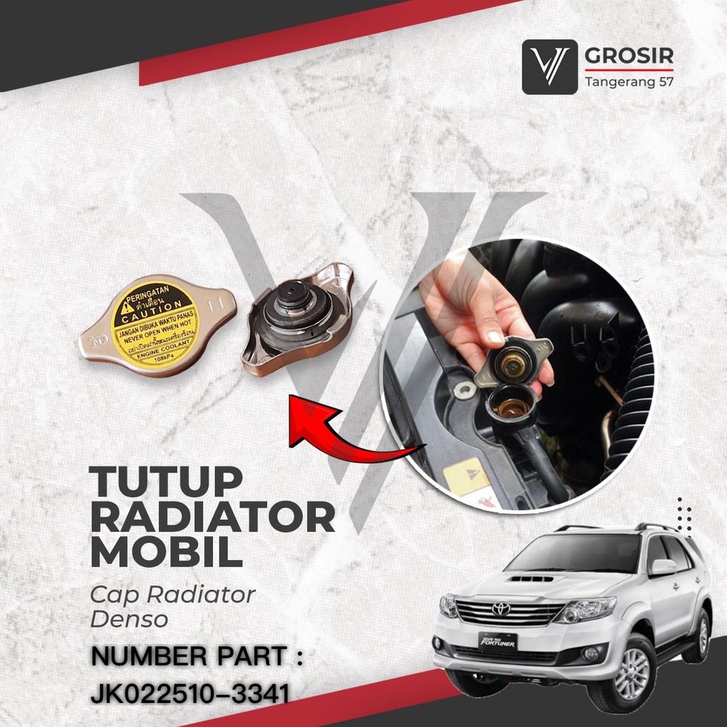 Fortuner 2005-2012 DENSO 3341 RADIATOR CAP RADIATOR CAPOriginal ...