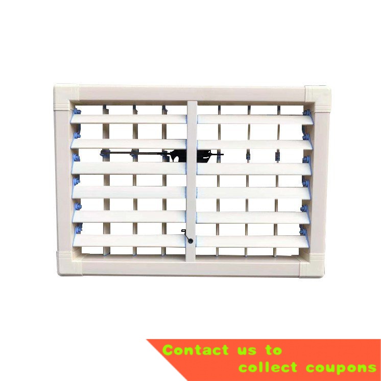 Industrial Air Cooler Louver Window Environmentally Friendly Air