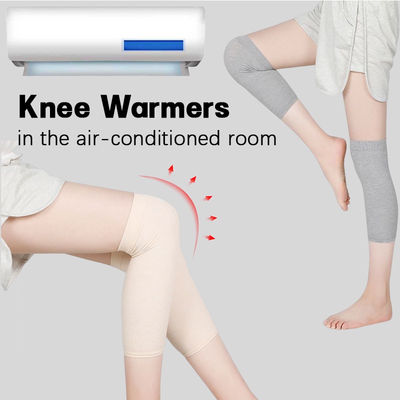 Men Women Stretchy Knee Pads Air-Conditioned Room Knee Warmer ...