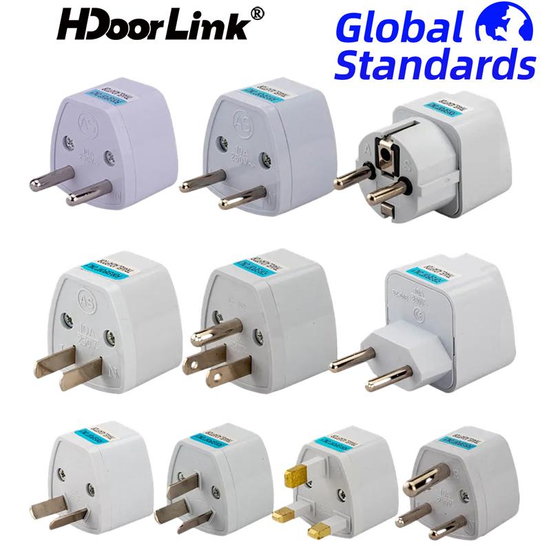 HdoorLink Universal AU Australian Plug Adapter EU/US/UK/AU/GER/South