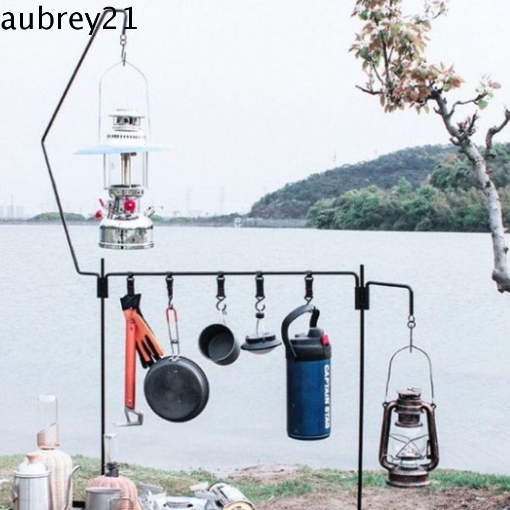 AUBREY1 Camping Lamp Post Pole Foldable For Camping Light Hiking Iron