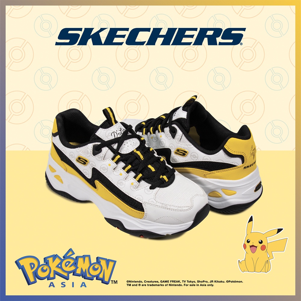 Skechers Men Pokémon D'Lites 4.0 Walking Shoes - 802002-WYL Air-Cooled ...