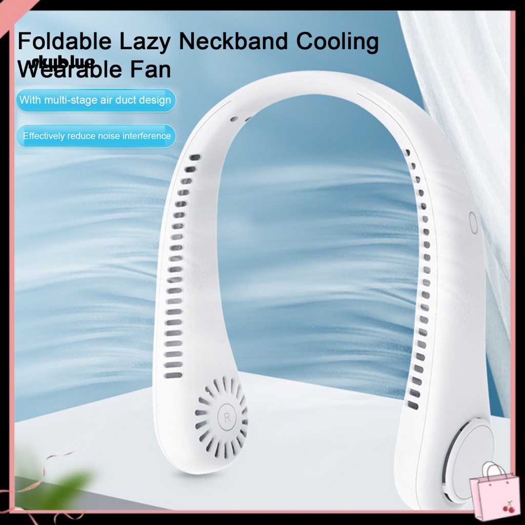 [Sy] Rechargeable Cooling Fan Outdoor Supply 360 Degree Bendable Lazy