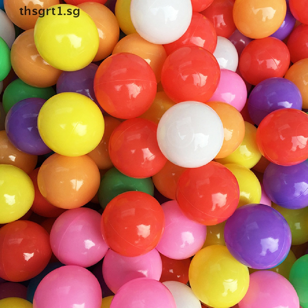 [thsgrt1] 100/200pcs Colorful Plastic Ball Pit Balls Crush Proof Ocean