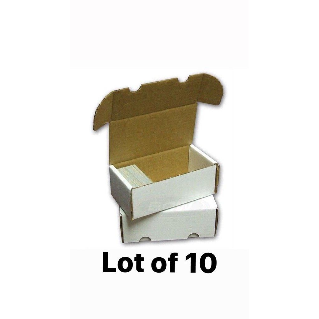 400ct Corrugated Cardboard Storage Box Lot of 10 TCG MTG YGO (90kg