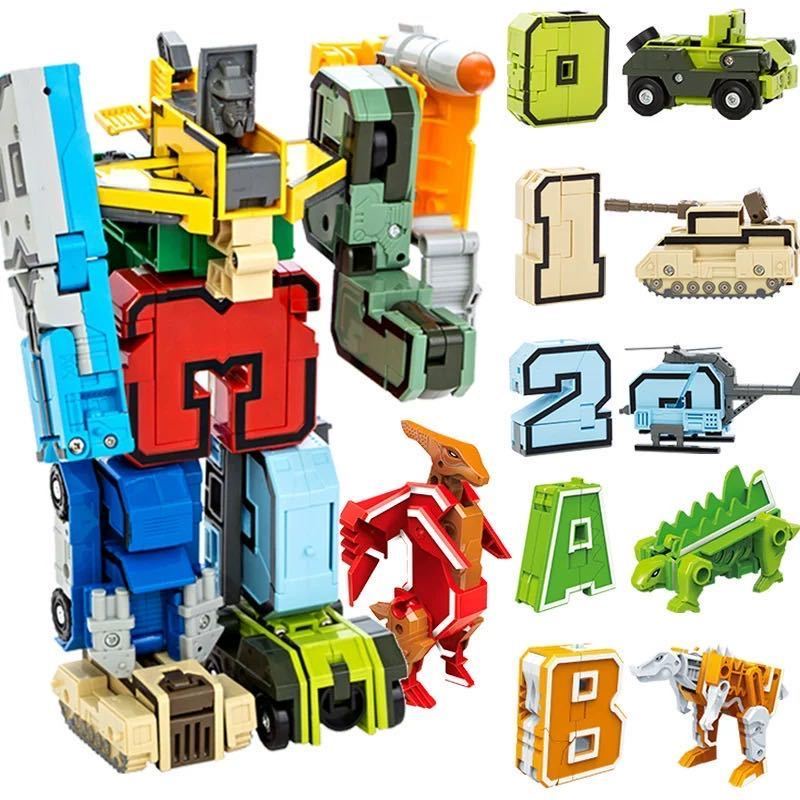 Robot Transform Building Blocks Action Figures Car Models Morphing ...