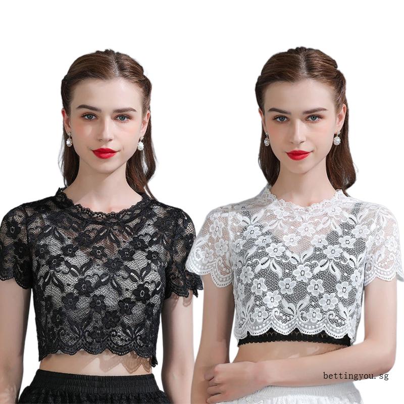 bettingyou ʚ ɞ Detachable Fake Collar Lace Inserts Half Shirt Blouse ...