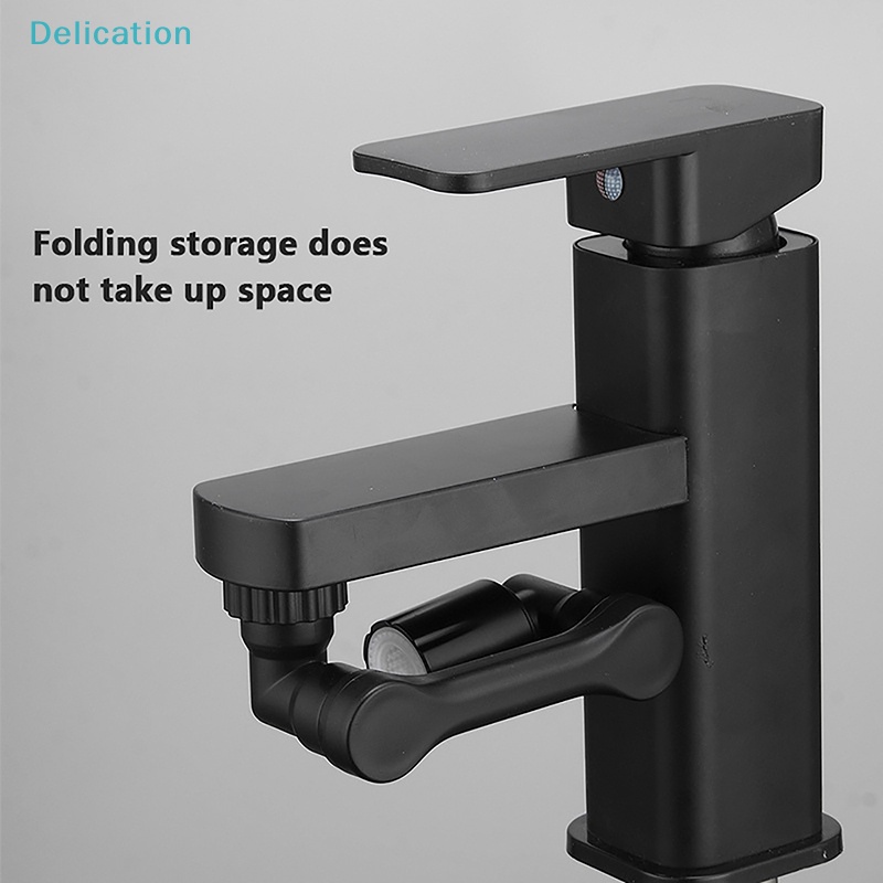 [Delication] Black Universal 1080° Rotation Faucet Extender Plastic