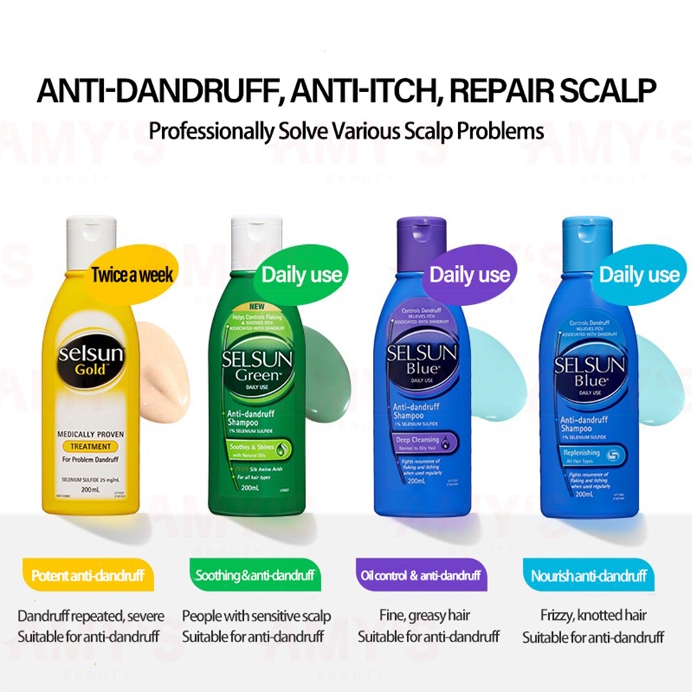 Selsun Gold Dandruff Medicated Shampoo AntiDandruff Treatment