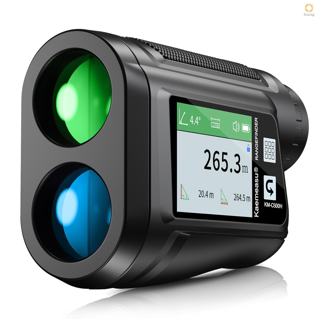 Golf Rangefinder with LCD Touch Screen 6X Magnification 600M / 800M USB