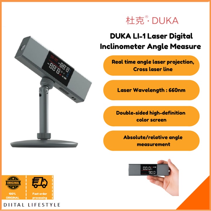 Youpin DUKA ATuMan LI1 Laser Casting Instrument Angle Meter Measure ...
