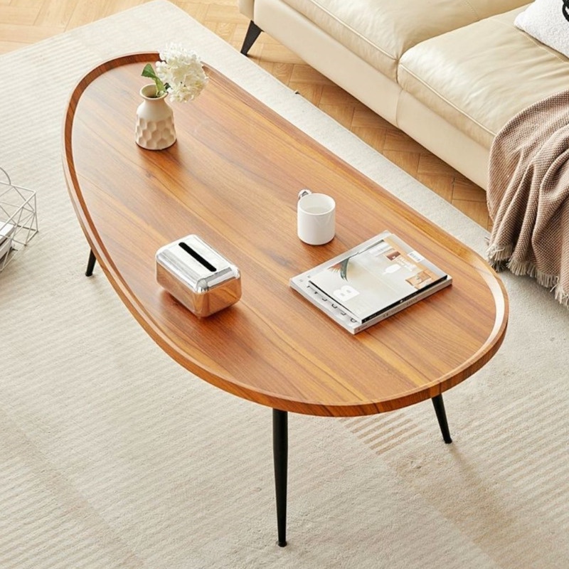 Coffee Table Italian Walnut Living Room Coffee Table Small Living Room 120/140cm Table (ZY