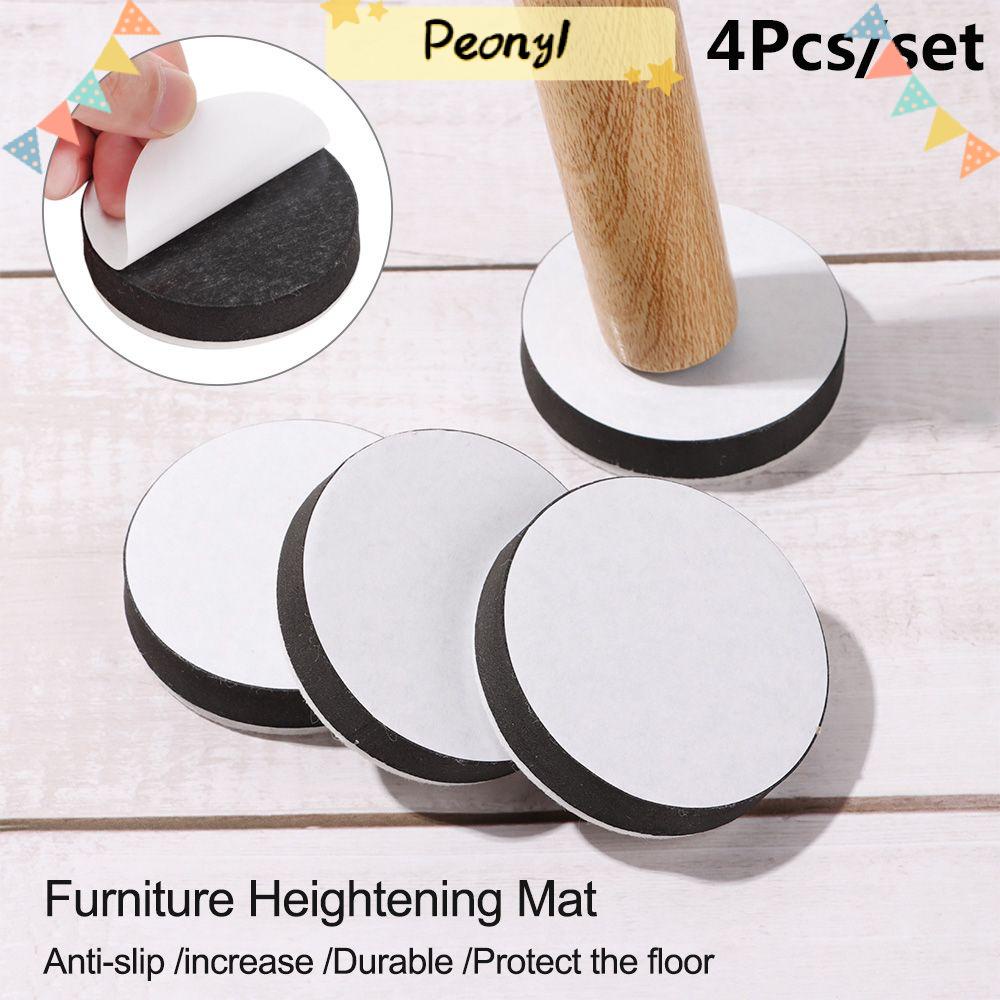 PDONY 4Pcs Furniture Leg Heightening Multifunction Floor Protectors