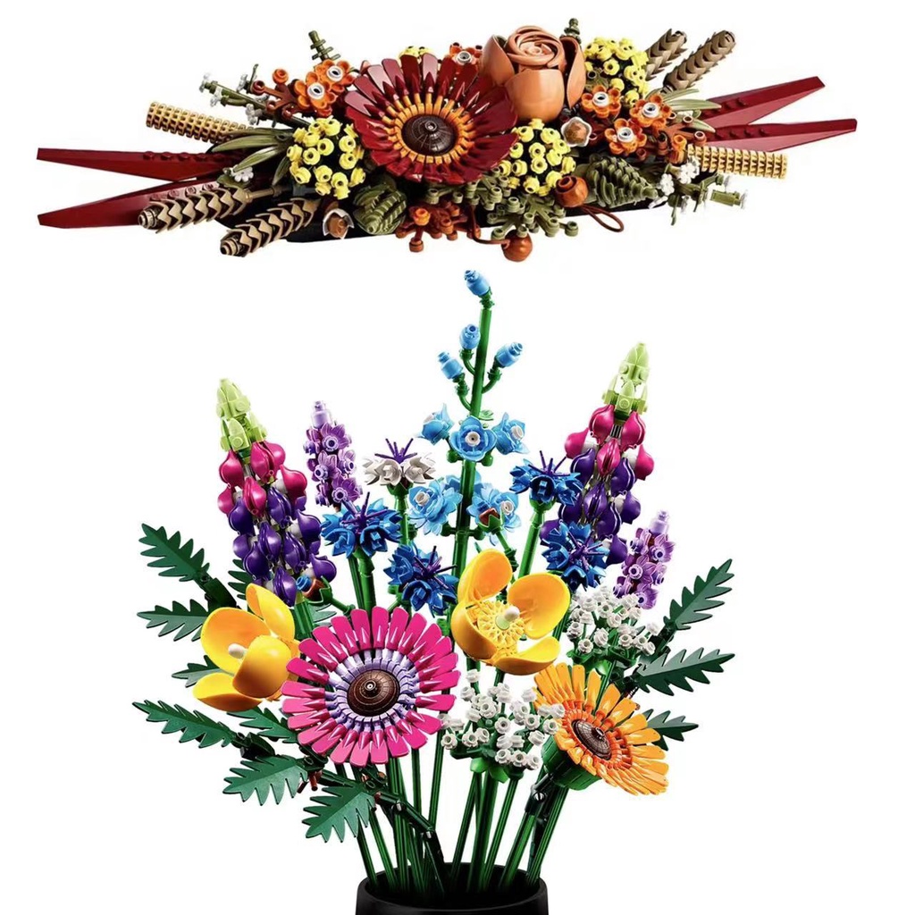 2023 LEGO Botanical sets 10313 Wildflower Bouquet and 10314 Dried