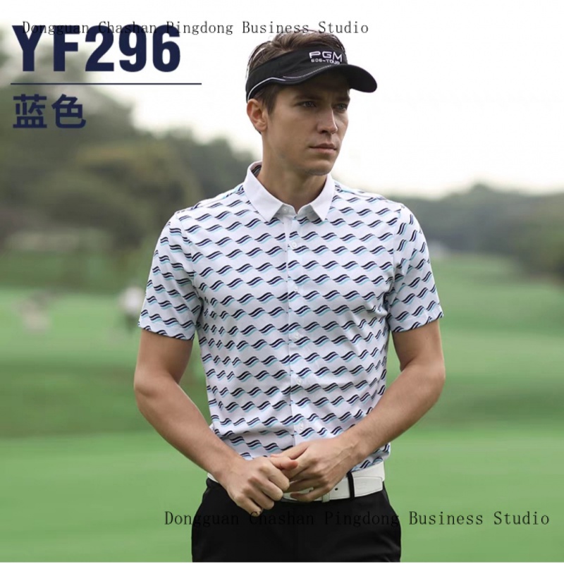 2023 new PGM golf apparel men's short sleeved t-shirt golf casual men's ...