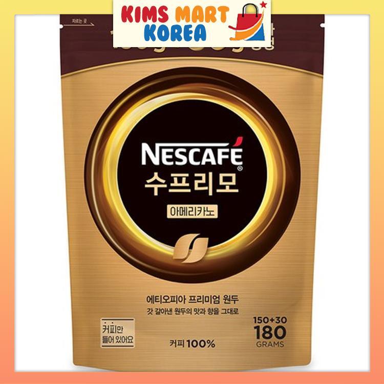 Nescafe Supremo Americano Black Korean Instant Coffee Mix 180g Shopee