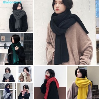 Scarf Winter Plaid Wool Scarf Neck Warmer Women Thicken Cashmere