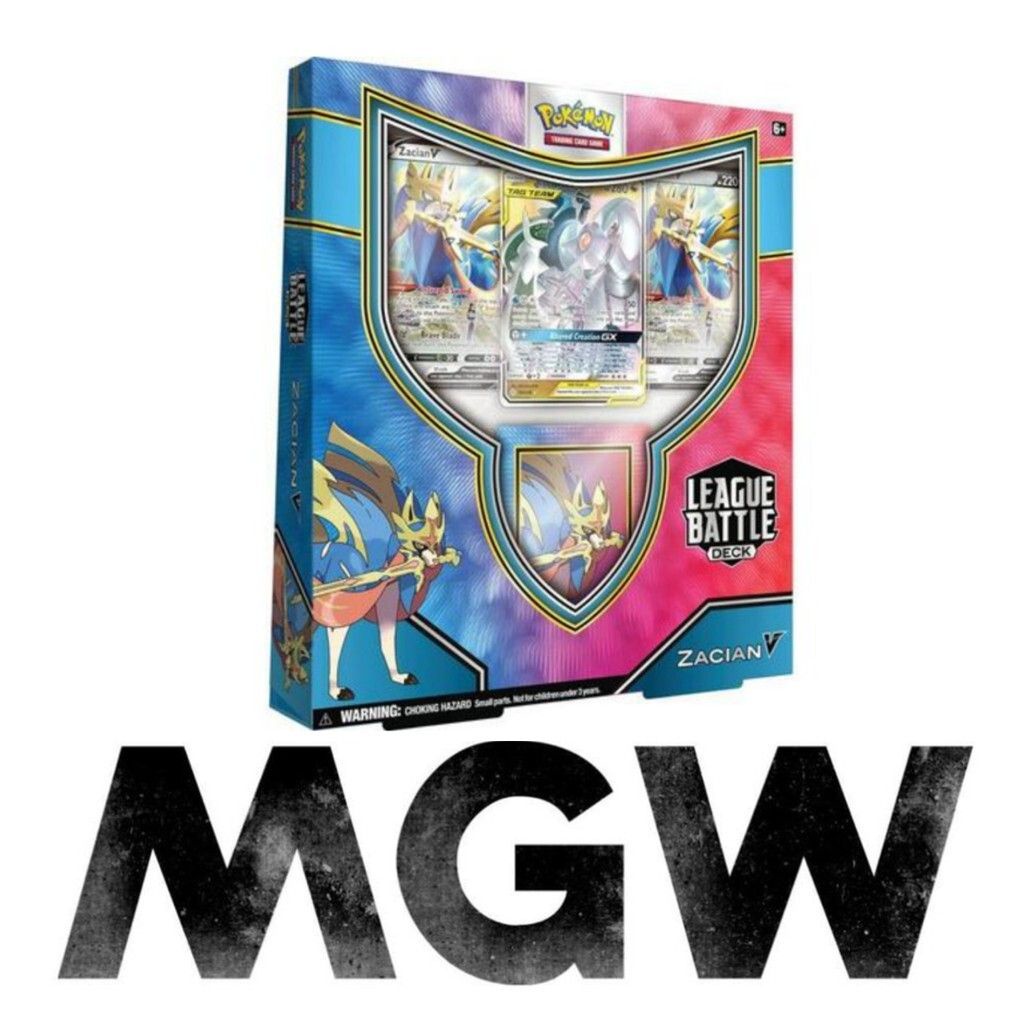 pokemon trading card game zacian v league battle deck TCG 1 coin flip Pokmon Zacian V League Battle