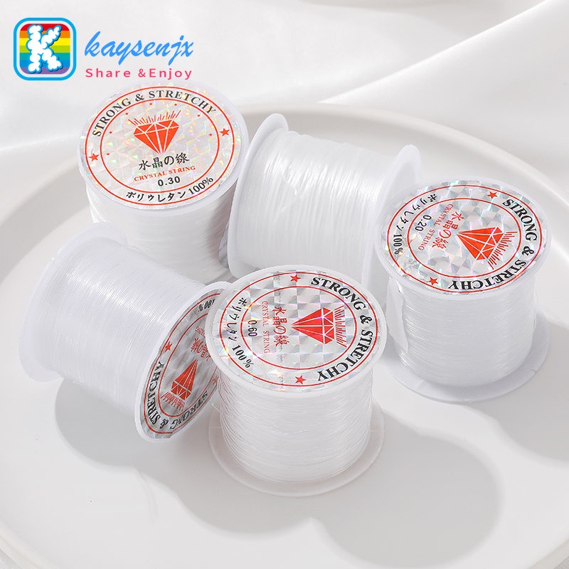 0.2-0.6mm Clear Non-stretch Nylon String Fishing Line For Beads Wire  Beading Cord Thread Jewelry Making Supplies