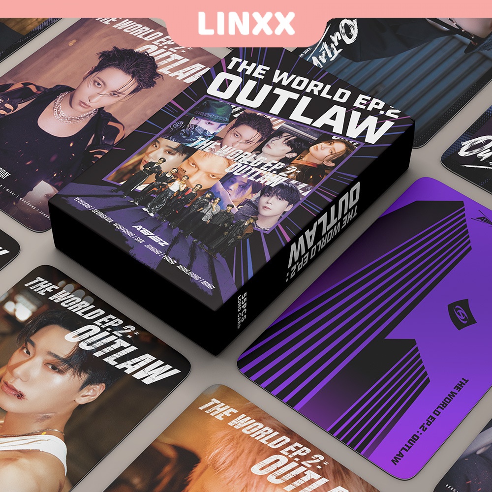 LINXX 55 Pcs TXT THE WORLD EP.2 : OUTLAW Album Lomo Card Kpop ...