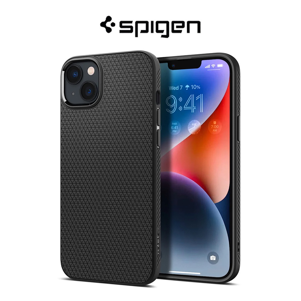 Spigen Liquid Air Armor for iPhone 14 Pro Case, [Military Grade Drop  Protection], Phone Case for iPhone 14 Pro - Matte Black