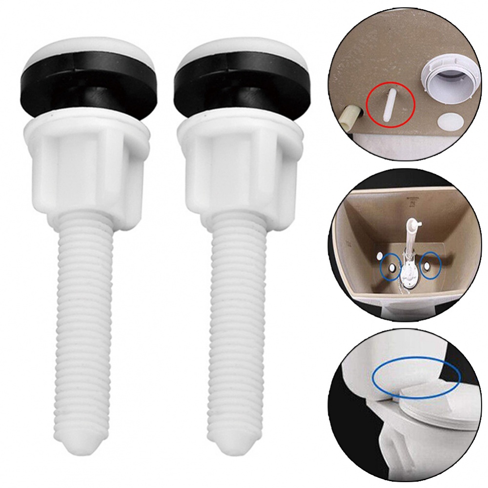 Toilet Seat Bolts Rubber Plastic Practical For Fit Almost Any Toilet Washers Shopee Singapore